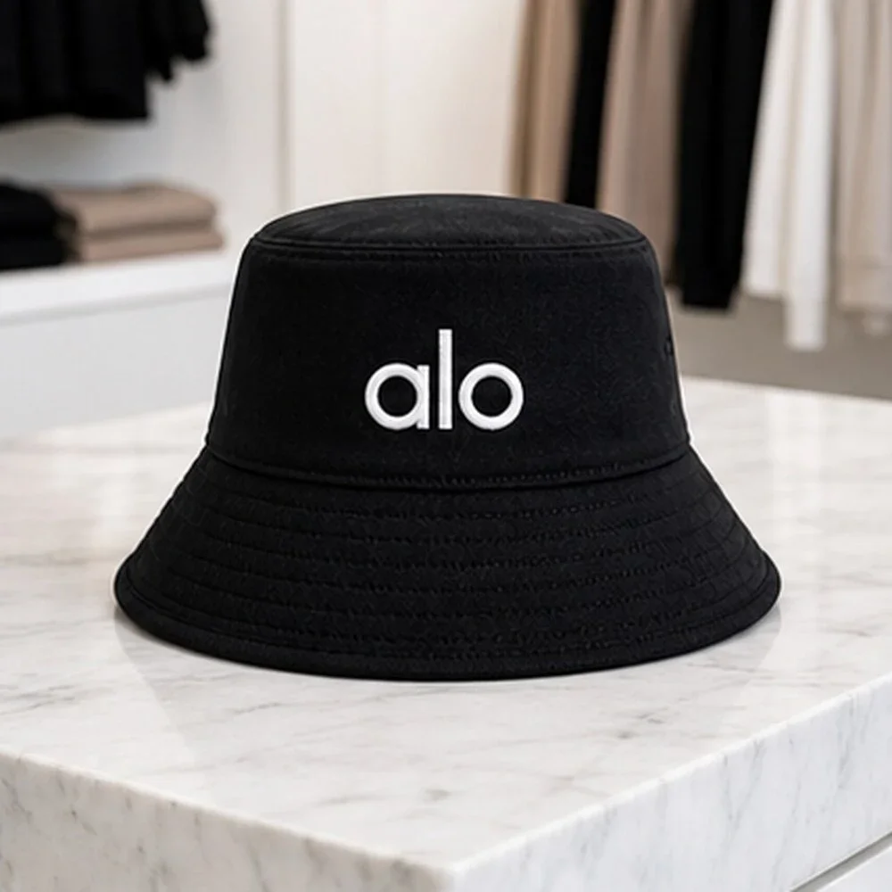 ALO Yoga Black Boutique Bucket Hat NWT